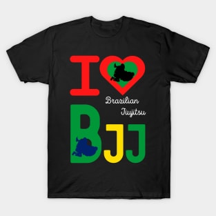 I heart BJJ / I love BJJ T-Shirt